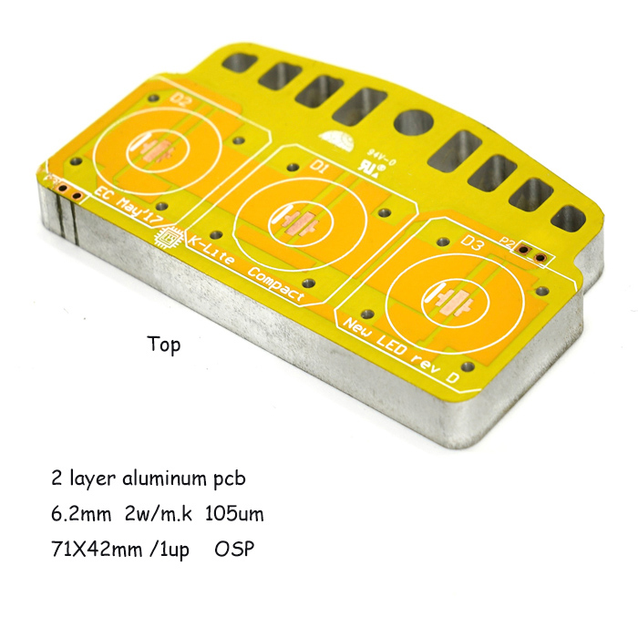 2 Katmanlı Alüminyum PCB